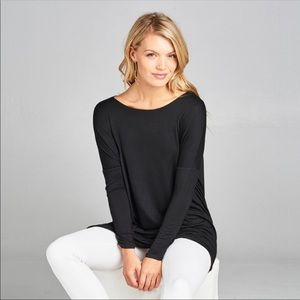 ❤️ JUST ARRIVED! Black Essential Tunic Top